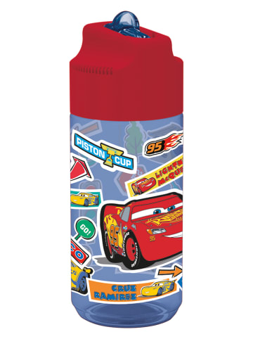 Disney Cars Bidon "Cars" w kolorze czerwonym ze wzorem - 400 ml
