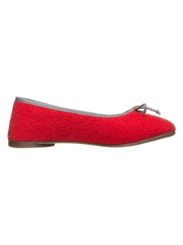 kitz-pichler Pantoffels "403" rood/grijs
