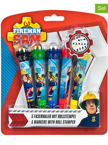 Feuerwehrmann Sam 5-częściowy zestaw do malowania "Strażak Sam" - 3+