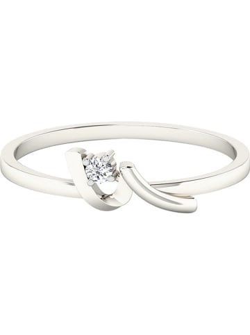 Diamant Vendôme Witgouden ring met diamant