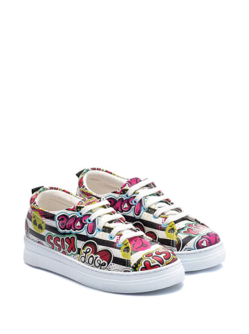 Streetfly Sneakers in Weiß/ Schwarz/ Bunt