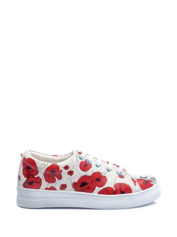 Streetfly Sneakers wit/rood/meerkleurig