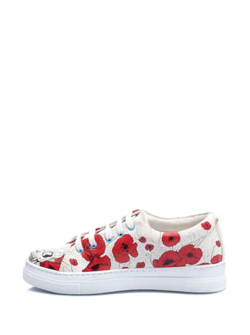 Streetfly Sneakers wit/rood/meerkleurig