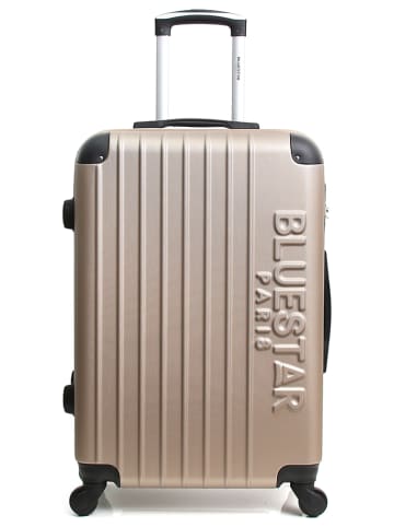 BlueStar Hardcase-Trolley "Bucarest" in Champagner - (B)48 x (H)69 x (T)28 cm