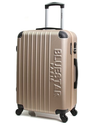 BlueStar Hardcase-Trolley "Bucarest" in Champagner - (B)48 x (H)69 x (T)28 cm