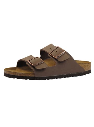 Birkenstock Pantoletten "Arizona" in Braun - Weite S