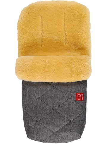 Kaiser Naturfellprodukte Voetenzak met lamsvacht "Natty" grijs - (L)85 x (B)45 cm