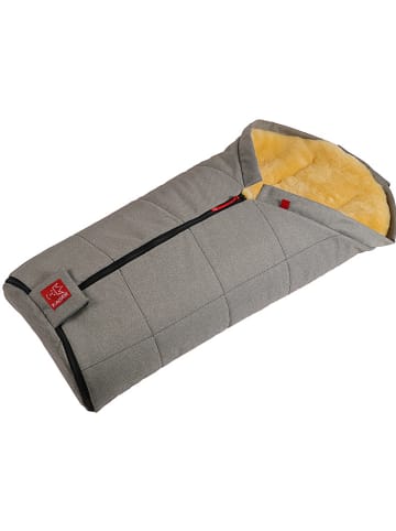 Kaiser Naturfellprodukte Voetenzak met lamsvacht "Iglu" lichtgrijs - (L)93 x (B)45 cm