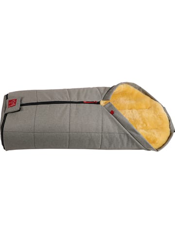 Kaiser Naturfellprodukte Voetenzak met lamsvacht "Iglu" lichtgrijs - (L)93 x (B)45 cm