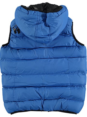 Peak Mountain Kamizelka pikowana "Ecarti" w kolorze niebieskim
