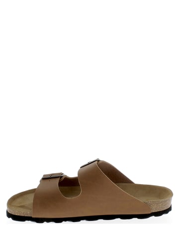Sunbay Pantoletten "Trefle" in Camel