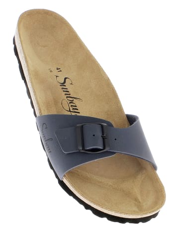 Sunbay Klapki "Jasmin" w kolorze antracytowym