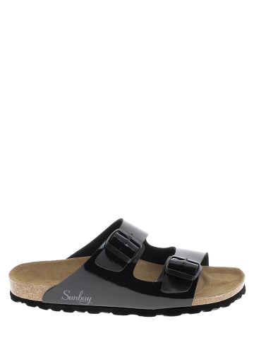 Sunbay Pantoletten "Trefle" in Schwarz