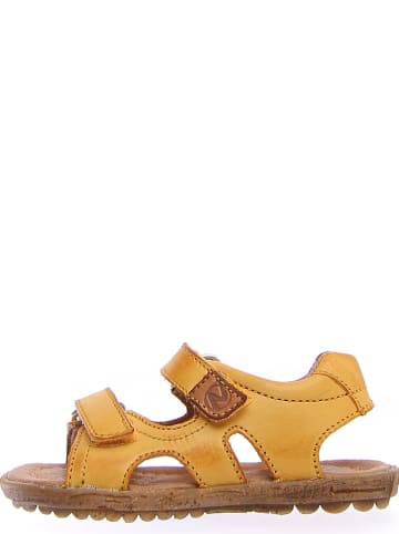 Naturino Leren sandalen geel