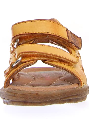 Naturino Leren sandalen geel