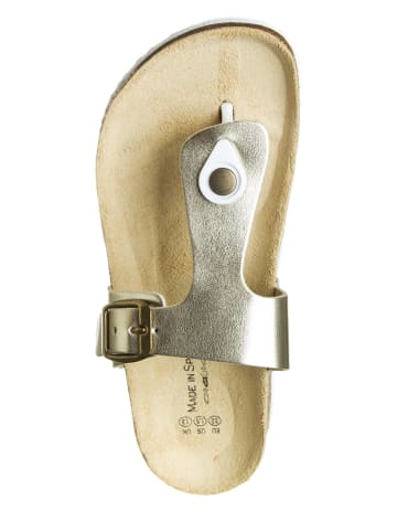 Little Sky Teenslippers goudkleurig
