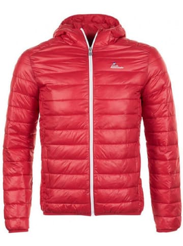 Peak Mountain Doorgestikte jas "Censehop" rood