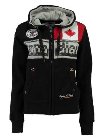 Canadian Peak Sweatjacke "Flashy" in Schwarz