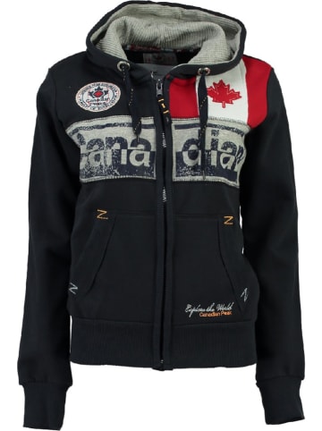 Canadian Peak Sweatjacke "Flashy" in Dunkelblau