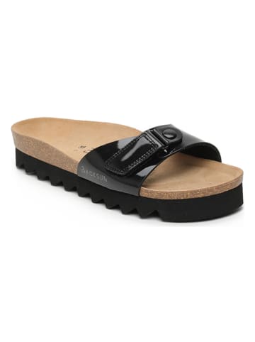 BACKSUN Pantoletten "Tokyo" in Schwarz