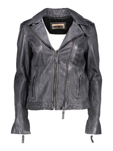 Punchball Lederjacke "Moni" in Grau