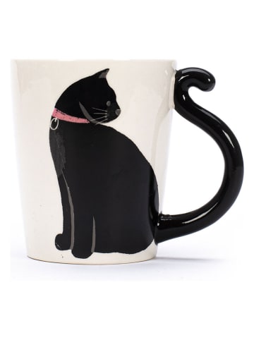 Tri-Coastal Design Tasse in Weiß/ Schwarz - (B)10,8 x (H)13,2 x (T)9,2 cm