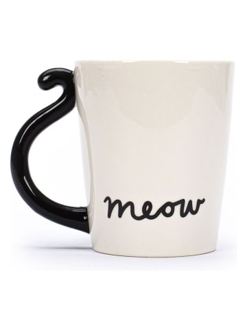 Tri-Coastal Design Tasse in Weiß/ Schwarz - (B)10,8 x (H)13,2 x (T)9,2 cm