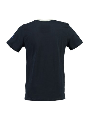 Geographical Norway Shirt "Jouri" in Dunkelblau