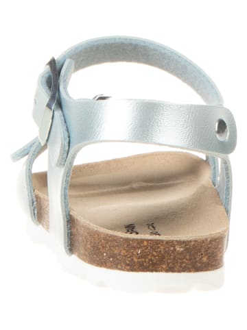 BIO PINGÜIN Skórzane sandały w kolorze jasnobrązowym
