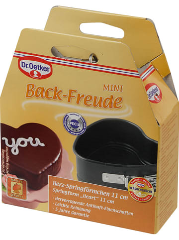 Dr. Oetker Mini foremka w kolorze czarnym - Ø 11 cm