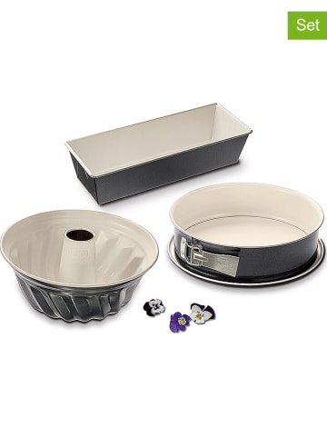 Dr. Oetker 3-delige set: bakvormen "Bak trend" antraciet