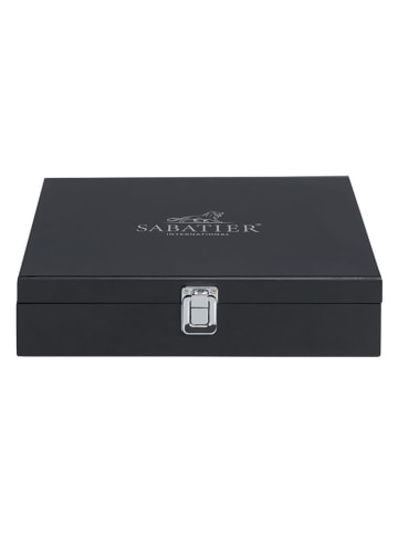 Sabatier Skórzana torebka w kolorze czerwonym - (S)27 x (W)25 x (G)16 cm