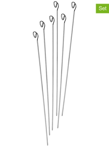 Fackelmann Edelstahl-Grillspieße - (L)35 cm - 6 Stück