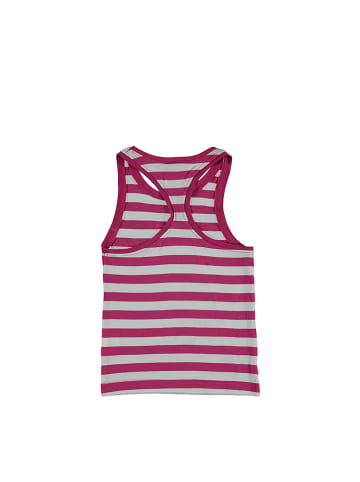 Miss Girly Top in Weiß/ Pink