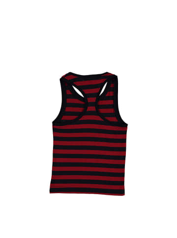 Miss Girly Top in Rot/ Blau