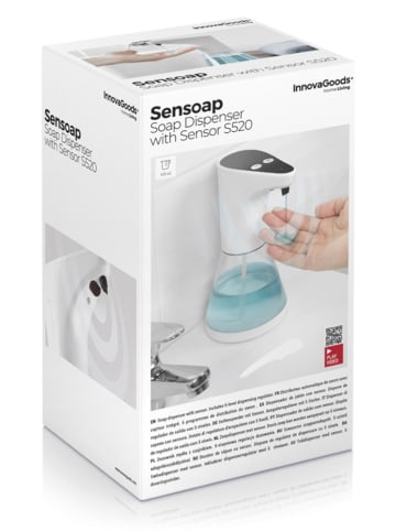 InnovaGoods Sensor-Seifenspender in Weiß/ Transparent - 520 ml