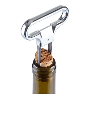 Vacu Vin Korkociąg w kolorze srebrnym - 15,8 x 10,4 cm