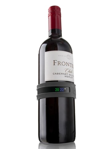 Vacu Vin Termometr zatrzaskowy w kolorze szarym - dł. 23,5 cm