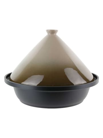 Ethnical Life Tajine in Braun/ Schwarz - Ø30 cm