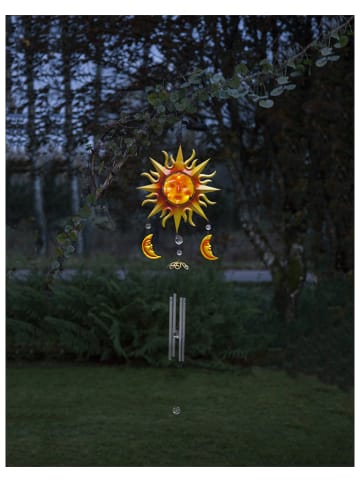 STAR Trading Solarne dzwoneczki LED "Windy" w kolorze czerwono-żółtym - wys. 95 cm