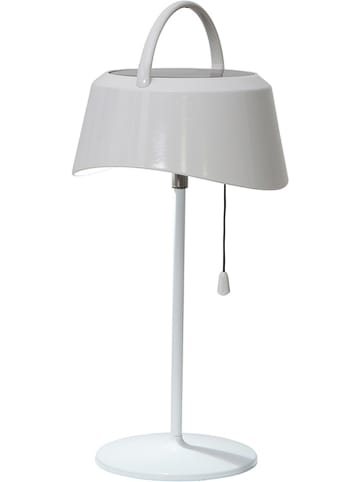 STAR Trading LED-Solarleuchte "Cervia" in Weiß - (H)36 cm