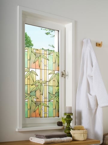 Calitex Privacyfolie "Bambous" oranje/groen