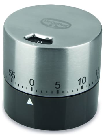 Dr. Oetker Kurzzeitmesser "Excklusive" in Silber - (H)6 x Ø 6,5 cm