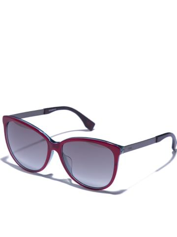 Fendi Damen-Sonnenbrille in Rot-Türkis/ Grau