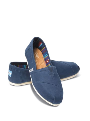 TOMS Slipper in Blau