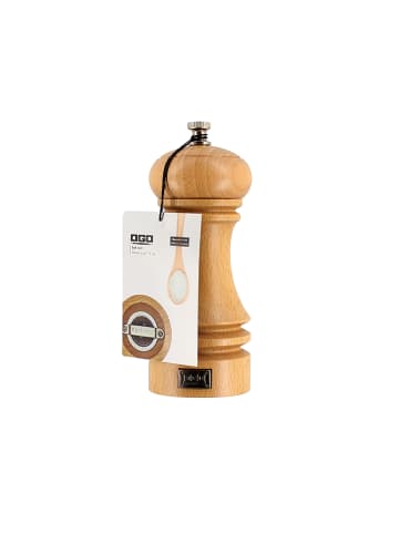 Ogo Living Młynek w kolorze jasnobrązowym do pieprzu - wys. 15 cm