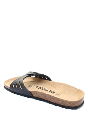 BAYTON Pantoletten "Athena" in Schwarz