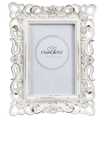 Clayre & Eef Fotolijist wit - (B)17 x (H)22 cm
