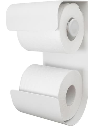 Sealskin Toilettenpapierhalter in Weiß - (B)11,5 x (H)12,5 x (T)5,5 cm