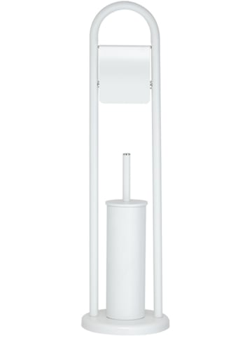Sealskin Toiletrolhouder met toiletborstel wit - (H)70,5 x Ø 19 cm
